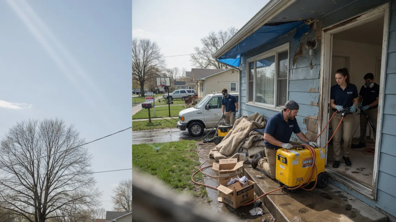 Basement Flood Cleanup in New Canton, IL near me